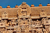 The great Chola temples of Tamil Nadu - The Brihadishwara Temple of Thanjavur. The first (outer) entrance gopura. 